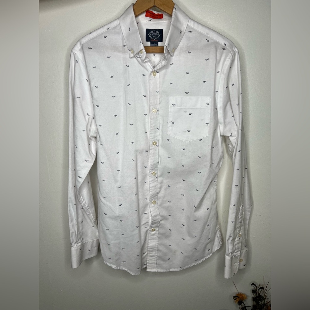 St. John's Bay Performance Comfort Stretch L/S Button Up Shirt
